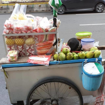 Rondreis Bali & Java - Fruit kraam