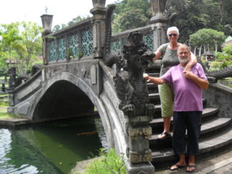 Bali - brug bij koninklijk paleis