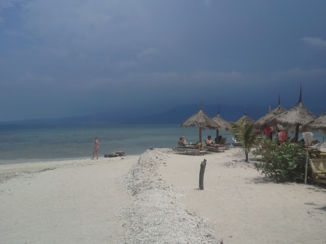 Gili-eilanden - Koraaldam bij Gili Air hotel