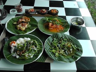 Yogyakarta - Lunch onderweg naar vulkaan