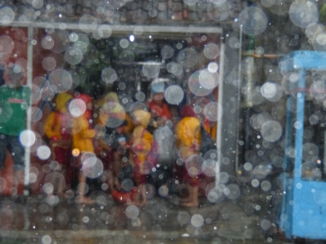 Java - Wachten tijdens een tropische regenbui