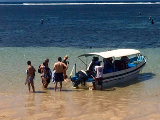 Indonesie - Op weg om te gaan snorkelen