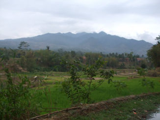 Indonesie - Garut Cigason in de ochtend.