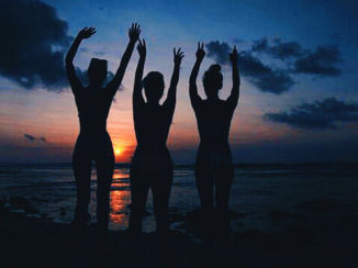 Indonesie - Beach sunset