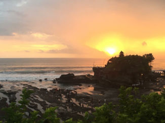 Indonesie - Sunset Tanah lot