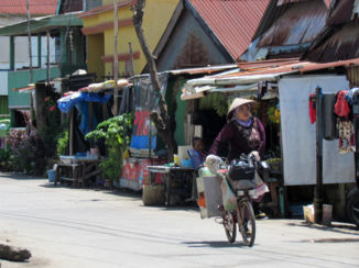 Sulawesi - straatje in oud Makassar
