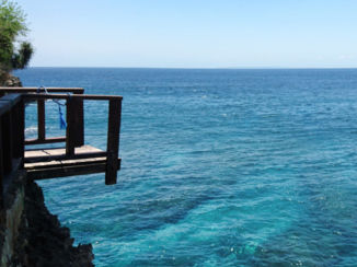 Indonesie - Cliff jumping point (die dag gesloten ivm heilige dag)