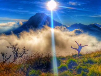 Gunung Rinjani - De kraterrand van de Rinjani