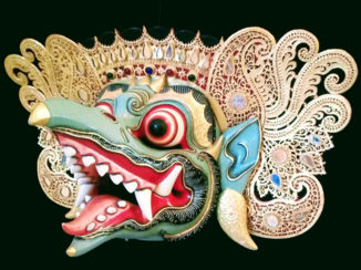 Bali - Garudu mask at Setia Darma House of Mask an Puppets in Desa Mas