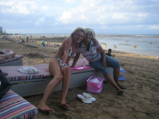 Bali - lovely Jeanine on the beach