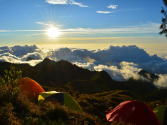 Gunung Rinjani - Zonsondergang