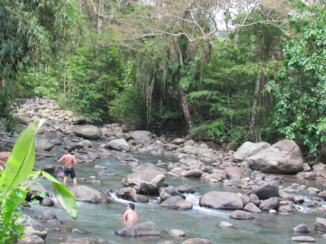 Bali - Hot water spring (locale bevolking)