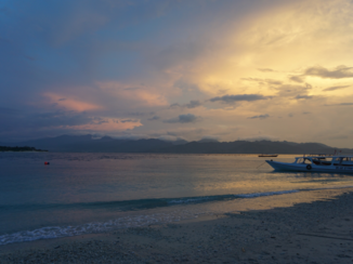 Bali - Uitzicht op lombok  vanaf Gili