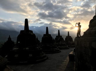 Indonesie - Borobudur. Een levend schilderij