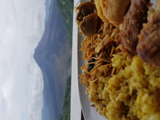 Bali - Mooi uitzicht bij de lunch.