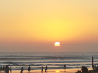 Bali - Ondergaande zon Seminyak