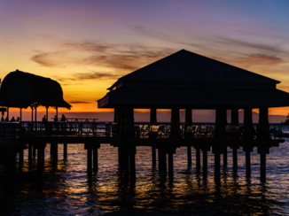 Indonesie - The pier at Sengiggi Lombok