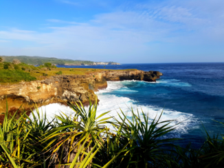 Indonesie - Ceningan cliffs