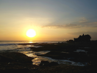Indonesie - Sunset Tanah lot