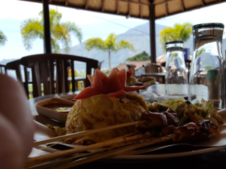 Bali - Lunch bij lake batur