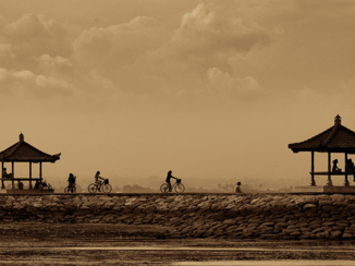 Rondreis Bali - Uitkijk vanaf het strand