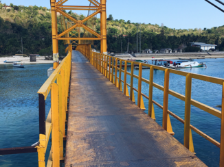 Indonesie - Yellow bridge van Nusa Lembongan naar Nusa Ceningan