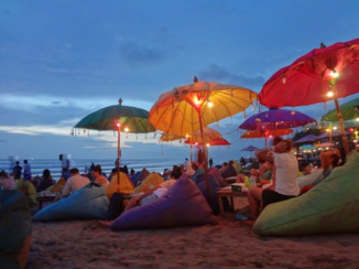 Indonesie - Seminyak Beach after sunset
