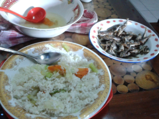 Indonesie - Locale maaltijd