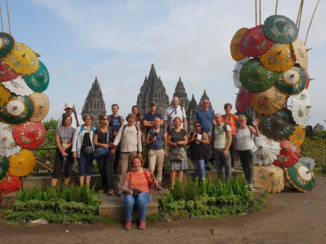 Sawadee - Groepsfoto voor Borobudur