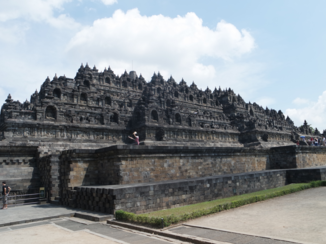 Borobudur - halverwege