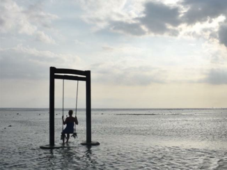 Gili-eilanden - Prachtige schommel op gili