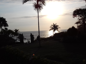 Bali - Zonsondergang vanuit Villa Aum