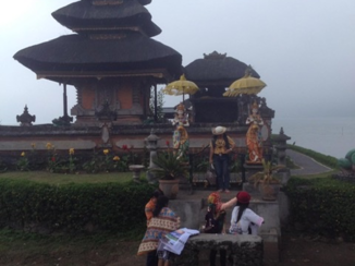 Indonesie - Ulun Danu temple bij lake Baratan