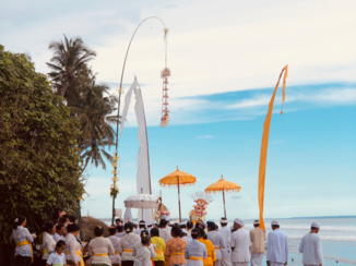 Bali - Black beach wedding
