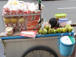 Rondreis Bali & Java - Fruit kraam